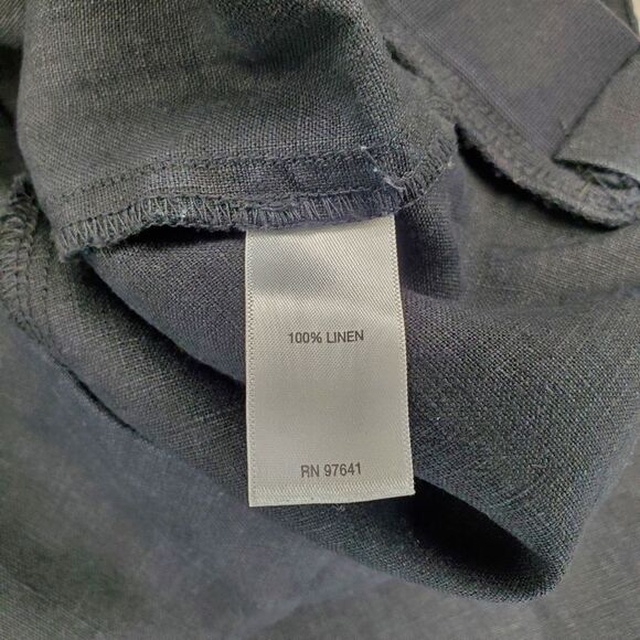 J Jill Love Linen Straight-Leg Pants Size M - Picture 8 of 9